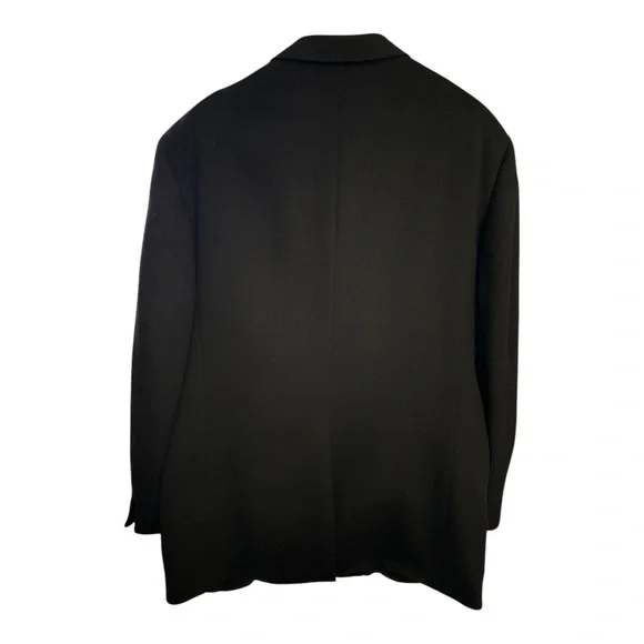 Evan Picone Black Camel Hair Blazer Mens 41R Classic Tailored Old Money